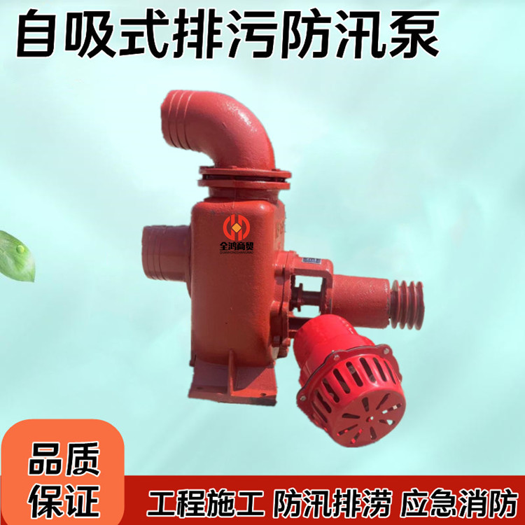 Urban drainage self priming sewage pump cast iron 8-inch large pump body irrigation pump mobile flood prevention centrifugal pump