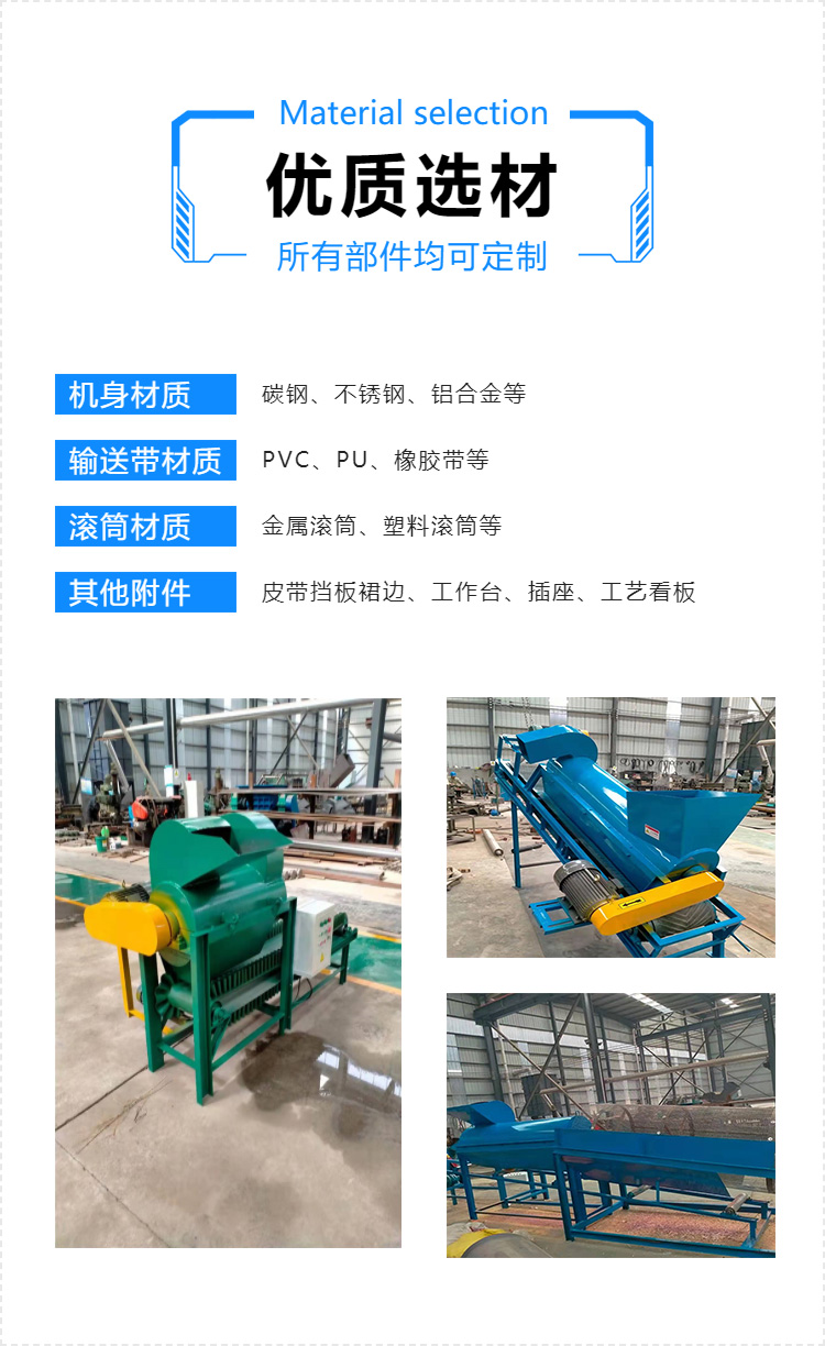 Fully automatic expired food grinder, bread spicy strip unpacking equipment, small packaging separation crusher manufacturer