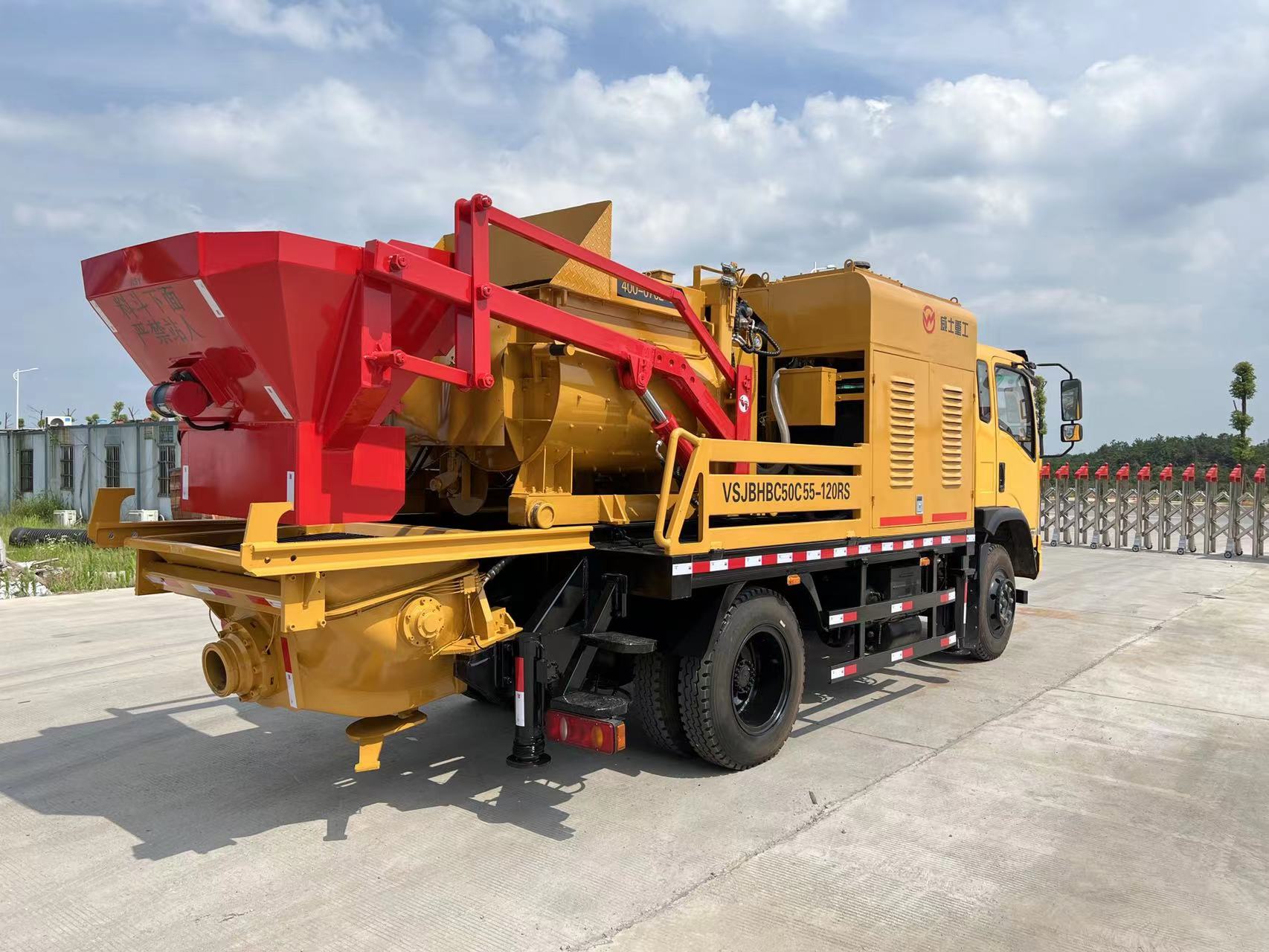 Weishi Heavy Industry Concrete Construction God Mixing Vehicle Pumping Integrated Machine C10 Series