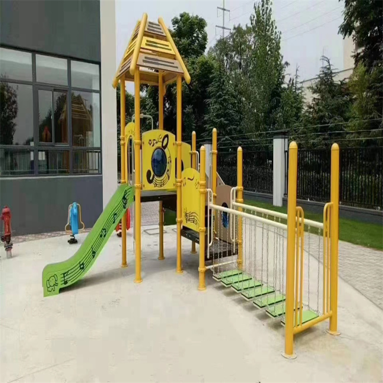 Outdoor non-standard amusement equipment, children's playground, amusement park, stainless steel slide