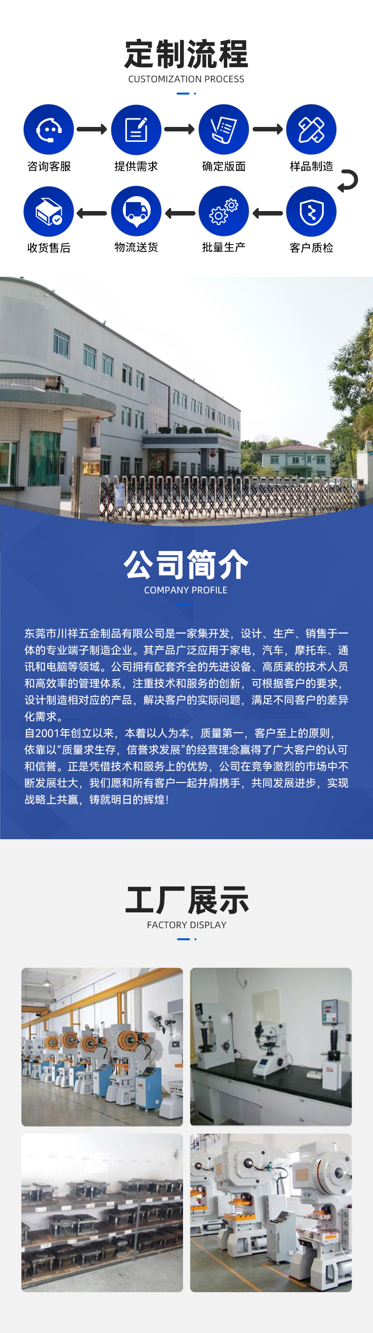 Precision continuous terminal wrapping, shark serrated wiring terminal, cable, electrical terminal, Chuanxiang Hardware