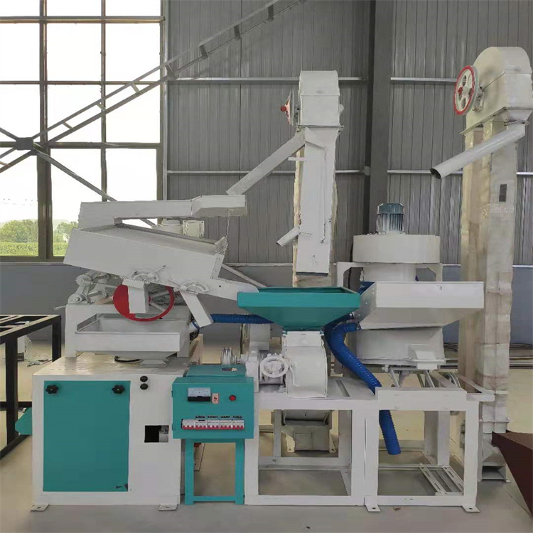 Complete set of equipment for daily processing of 30 tons of rice, fully automatic assembly line rice milling unit