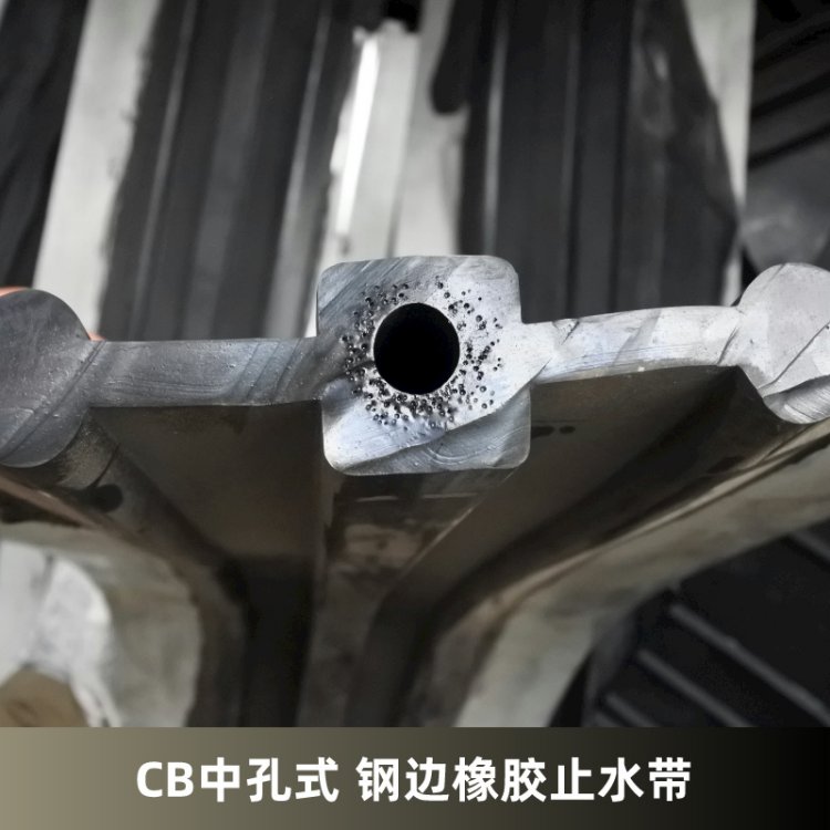 cb型钢边止水带 350×8 涵洞地下管廊隧道地铁 中孔带钢边橡胶止水 带