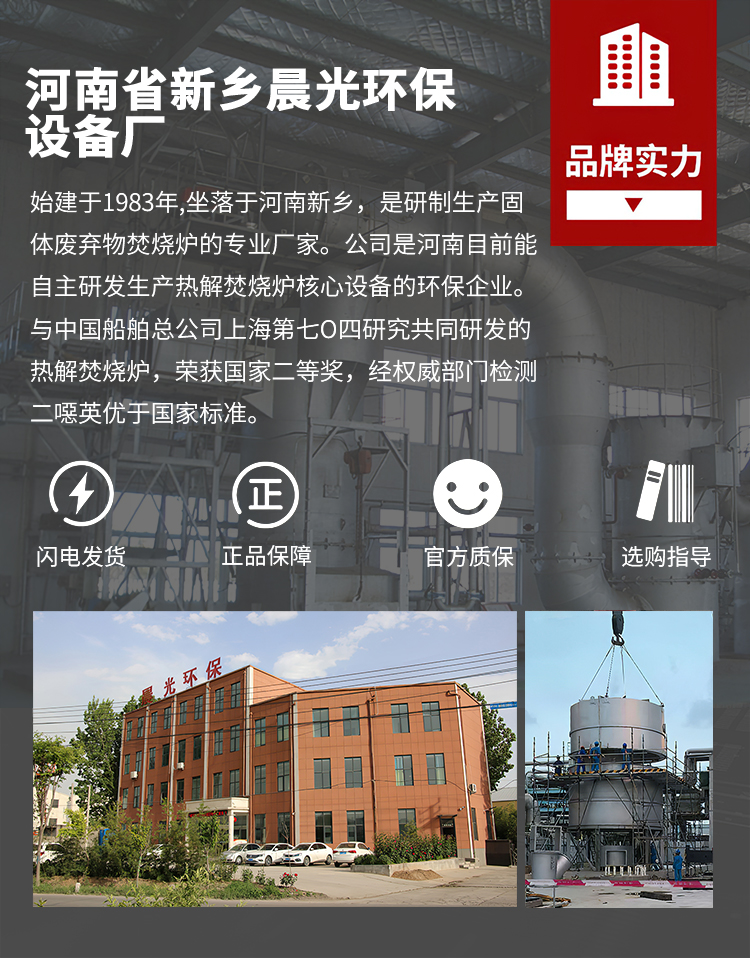 A small household waste pyrolysis and gasification furnace with a cost of less than 100 yuan per ton meets environmental protection standards for emissions