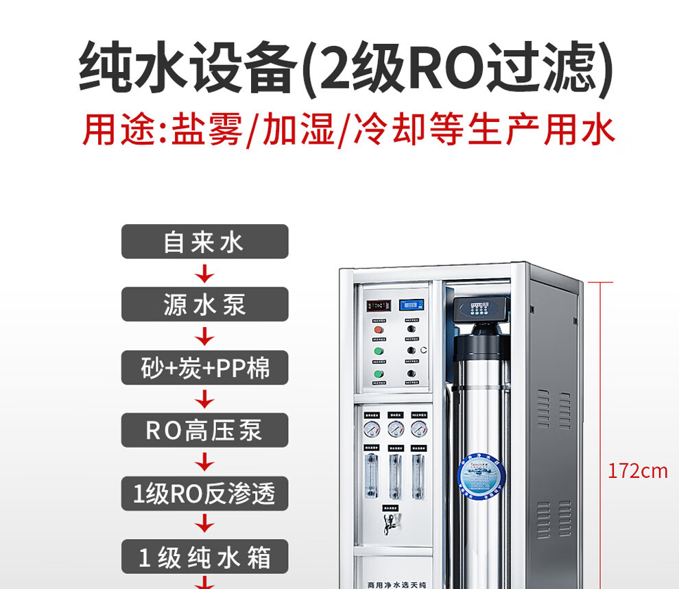 Tianchun large-scale reverse osmosis Water filter water purifier commercial EDI deionization equipment water purifier