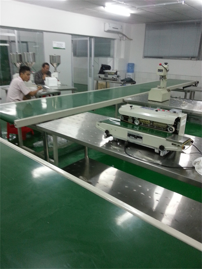 Xingchuang workshop automation conveyor belt equipment workshop assembly production green PVC belt assembly line