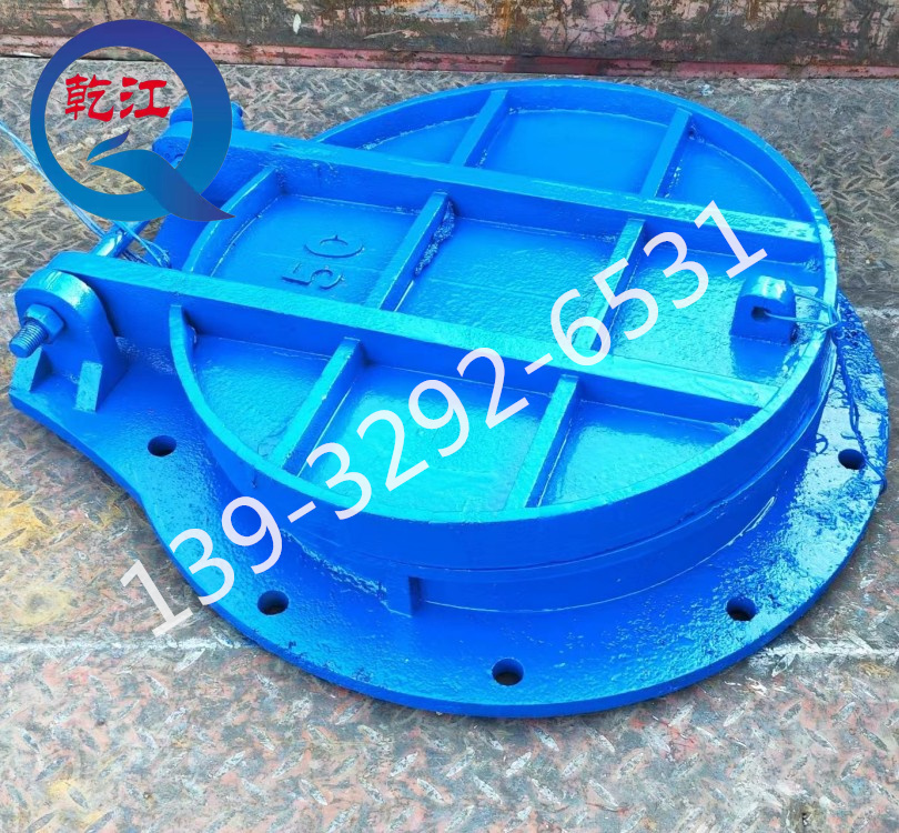 Anti backflow cast iron flap door, sewage culvert pipe, rainwater, sewage, anti backflow irrigation and drainage, automatic opening and closing, easy to install