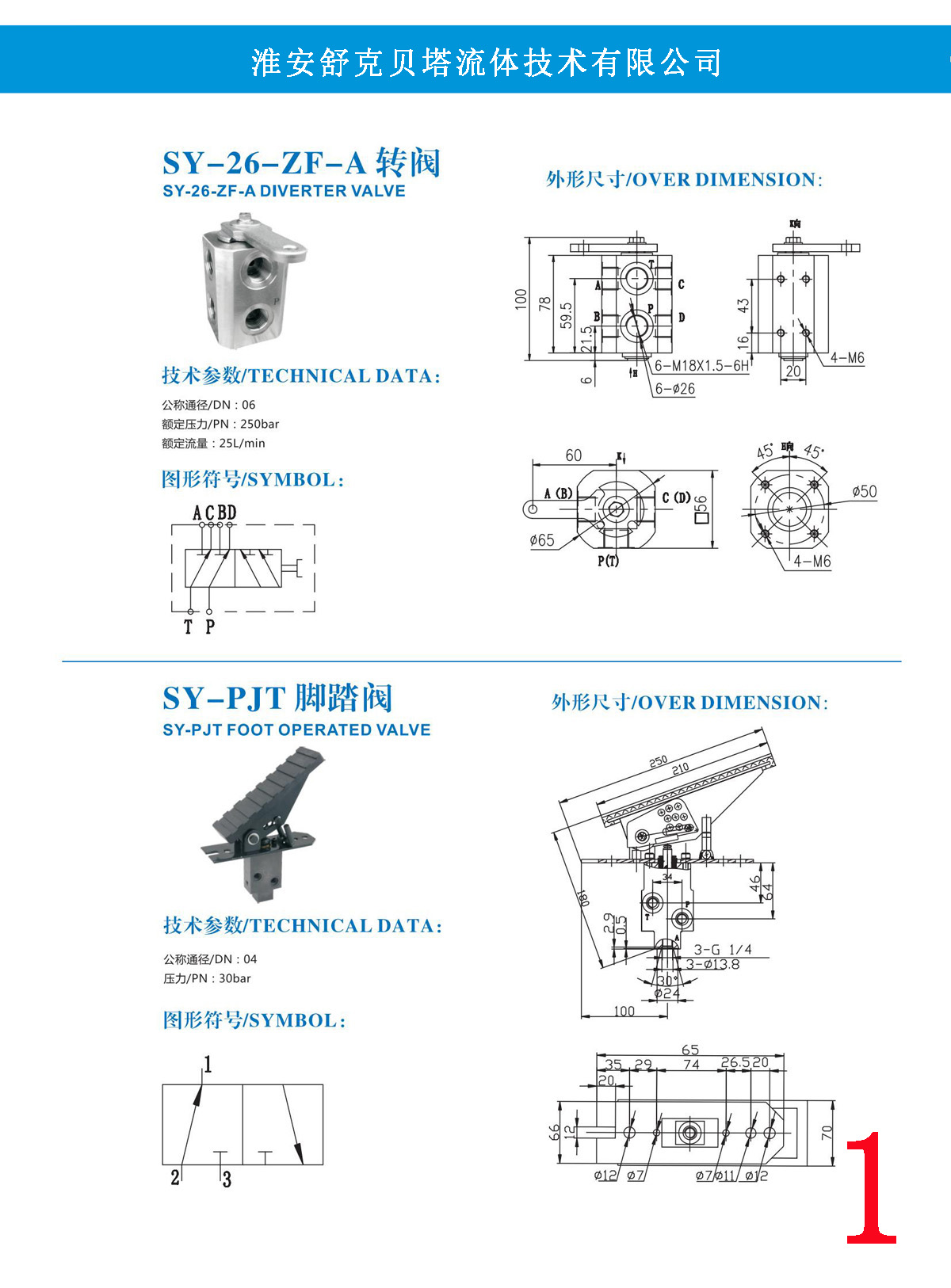 Shuke Beta Fluid Technology Excavator Rotary Valve DF6VIE-G1/2 Series