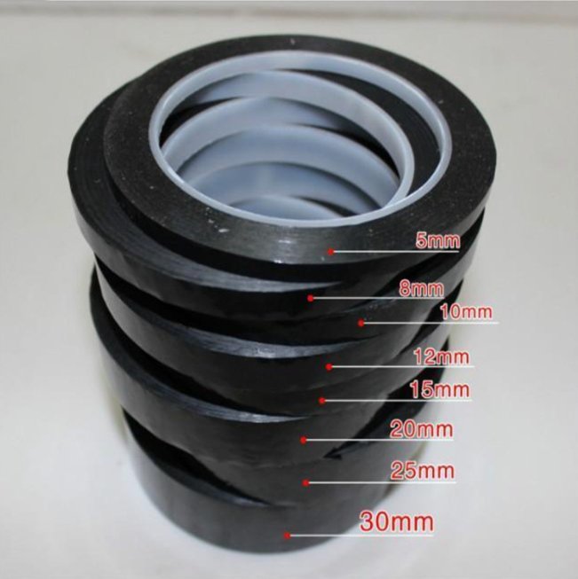 PET Black Mylar tape high temperature resistant pet polyester film motor wrapping flame retardant insulating Mylar tape