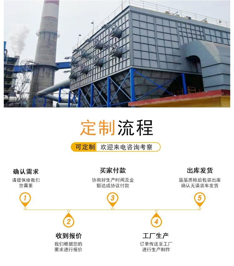 Single/double alkali fiberglass flue gas desulfurization tower for high-temperature and anti-corrosion brick factories, ceramic grain factories, and kilns