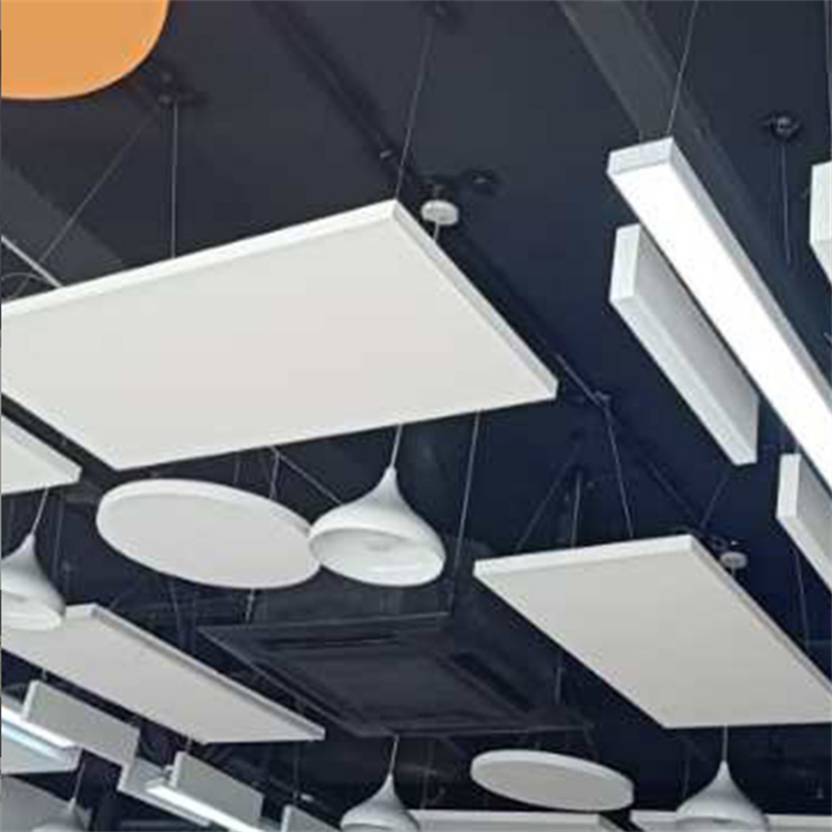 Qin room suspension sound-absorbing body lightweight suspension board colored sound-absorbing decorative board suspended ceiling glass wool board