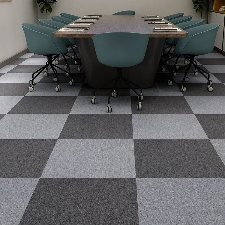 Rujia office roll shaped square carpet is easy to clean, anti slip, and silent, supporting customization