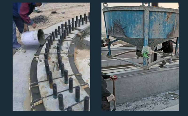 CGM self compacting grouting material high flow state anti segregation equipment foundation reinforcement Schnauder