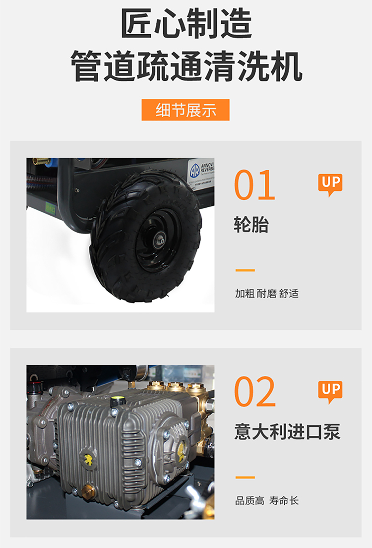 Dingjie Shengshi Gasoline Pipeline Dredging Machine High Pressure Cleaning Machine Water Pipeline Cleaning Vehicle DJ150-30GQ