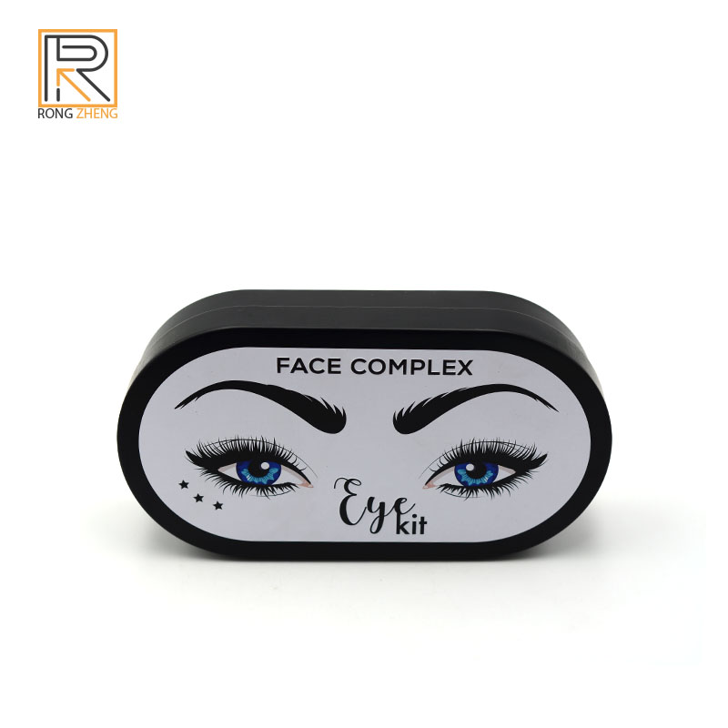 Cosmetics packaging box eye shadow iron box tinplate eyebrow pencil box eyeliner pen metal box customized by manufacturers