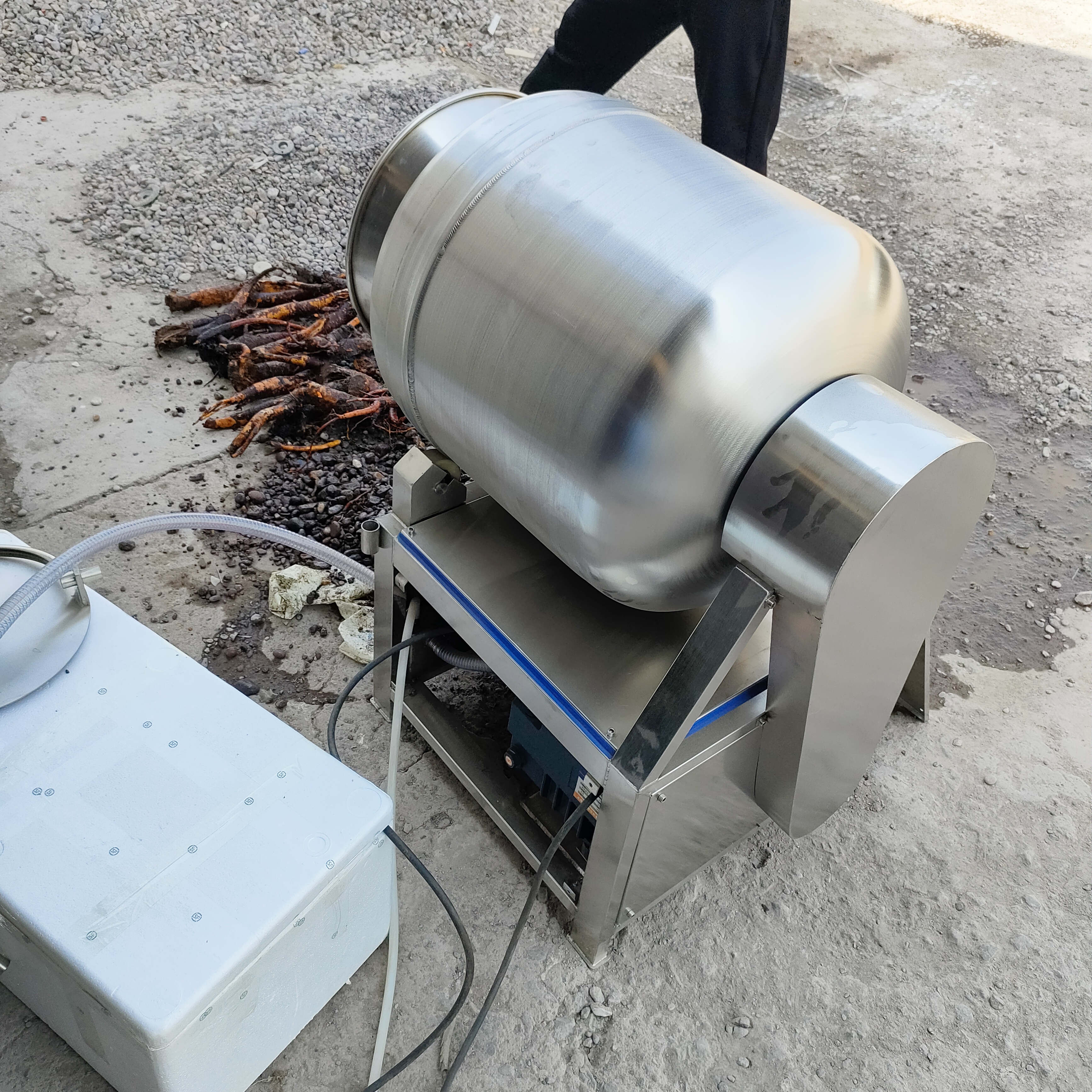 Jia Brand 50L Small Vacuum Rolling Machine BBQ Pork skewers and Chicken Fillet Pickling Machine