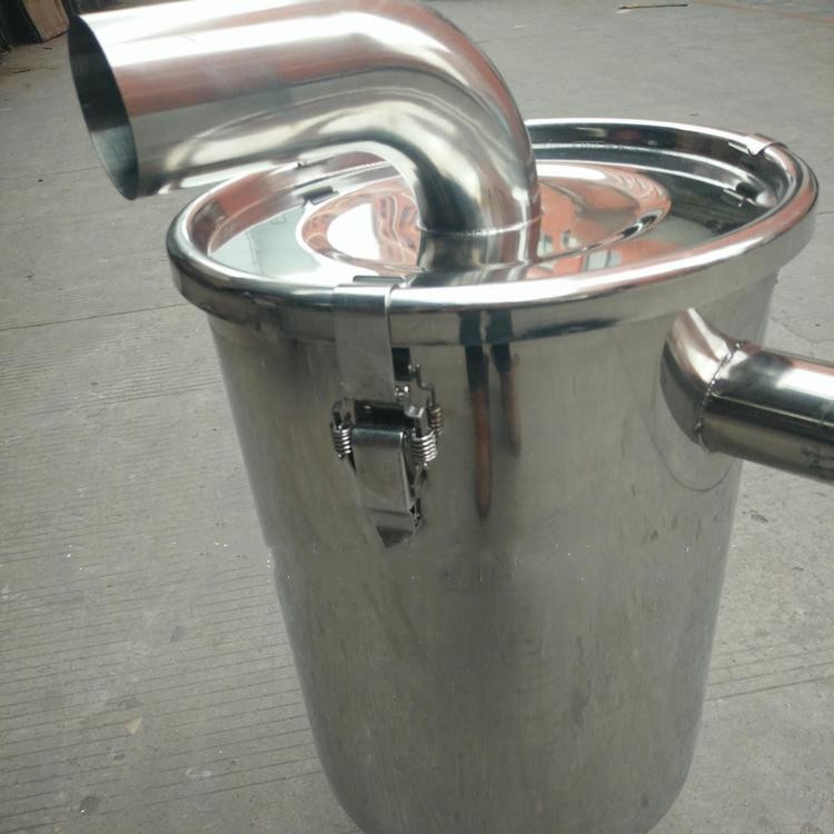 Juyu inclined edge 304 stainless steel conical hopper storage tank funnel fermentation barrel can be customized