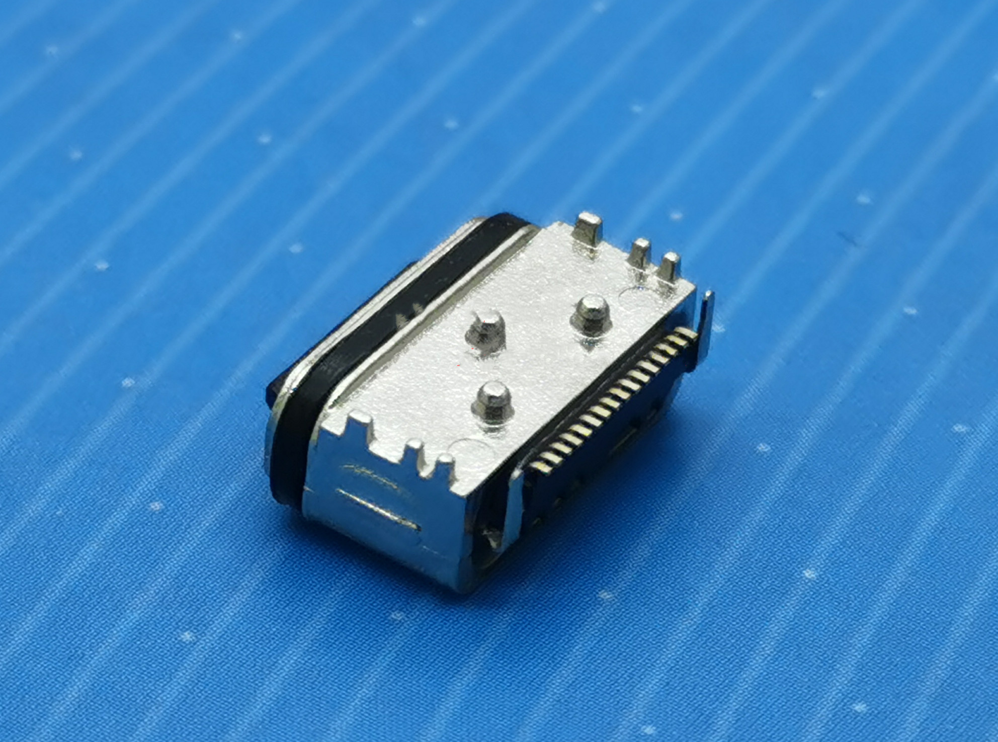 Xinfenglei USB connector TYPE C 16P board mounted female seat waterproof L=6.45