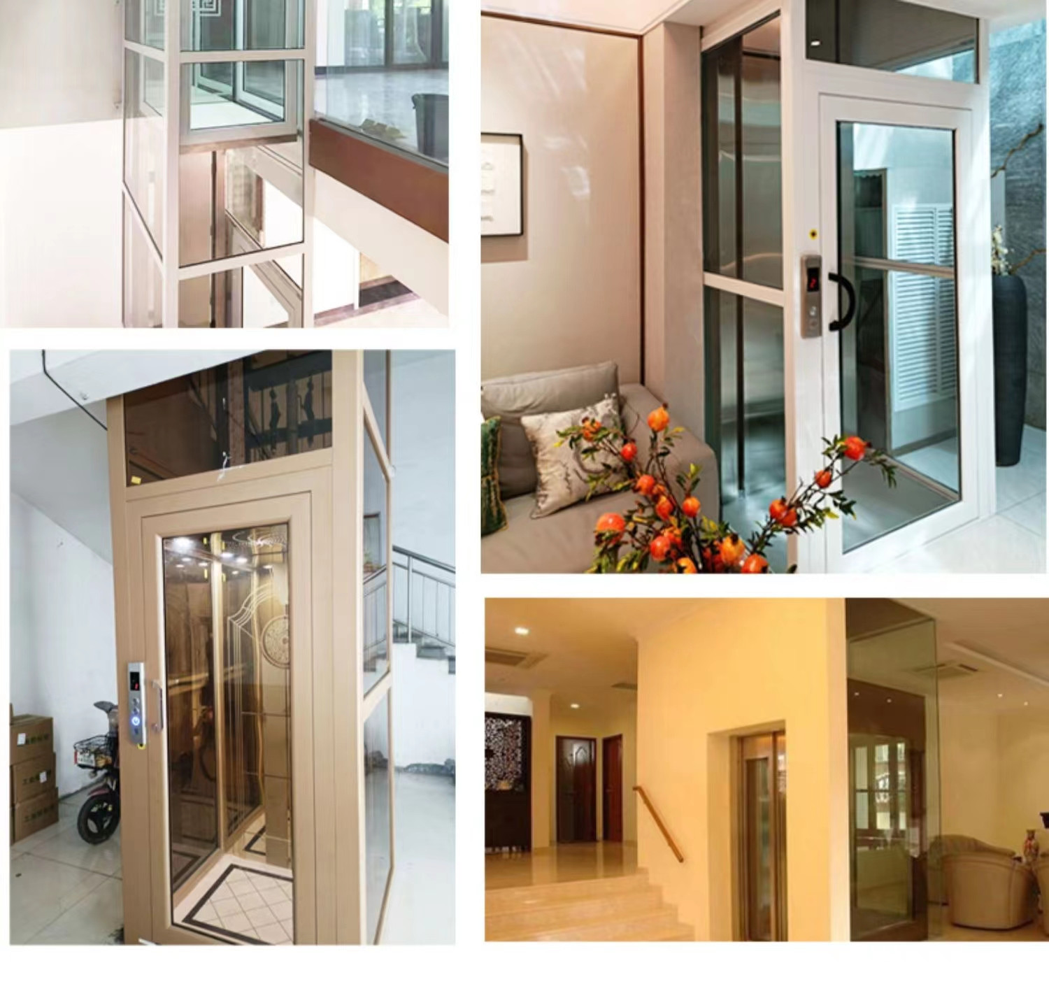 Donglian Customized Villa Elevator Self built Three story Duplex Jump Floor Household Lift Platform with Indoor Elevator Installation