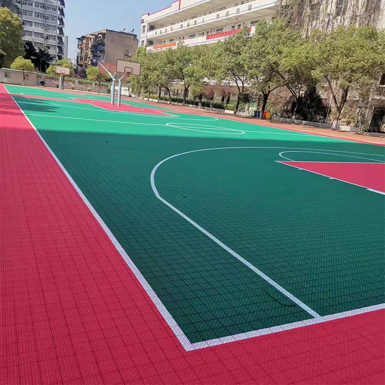 Basketball court, badminton court, table tennis court, suspended assembly flooring, outdoor sports field