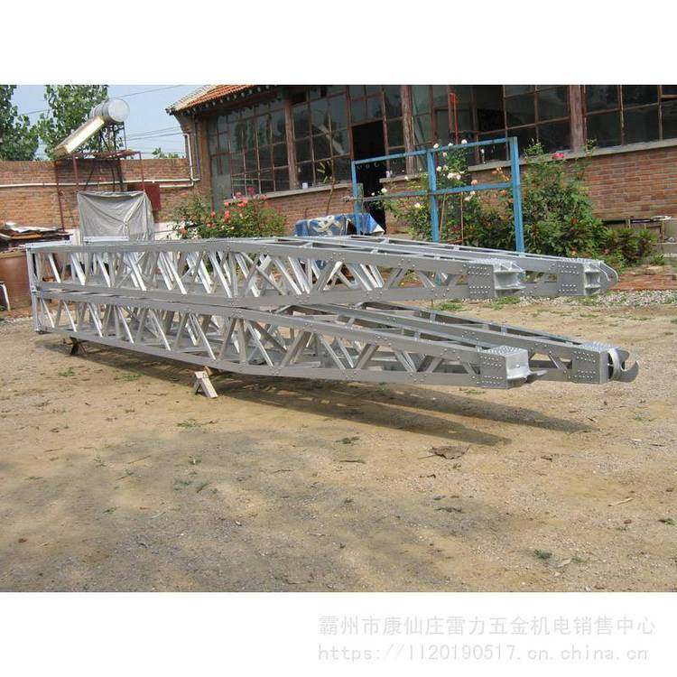 格构式内悬浮抱杆300*300铝合金人字框架式立杆机扒杆