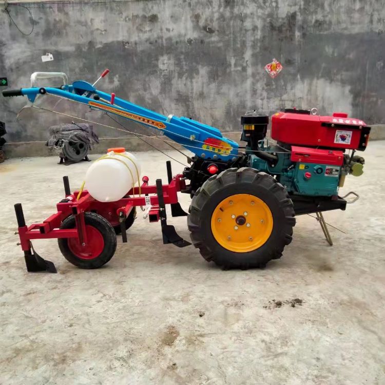 Farm Orchard Handheld Rotary Tillage Electromechanical Start+Battery+Battery Box Wheat Planter