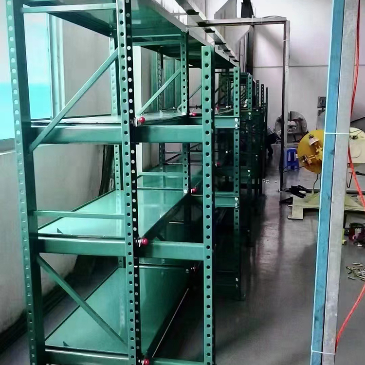 Fully open and semi open drawer type mold rack Factory injection molding warehouse Layered mold rack Customized material placement rack