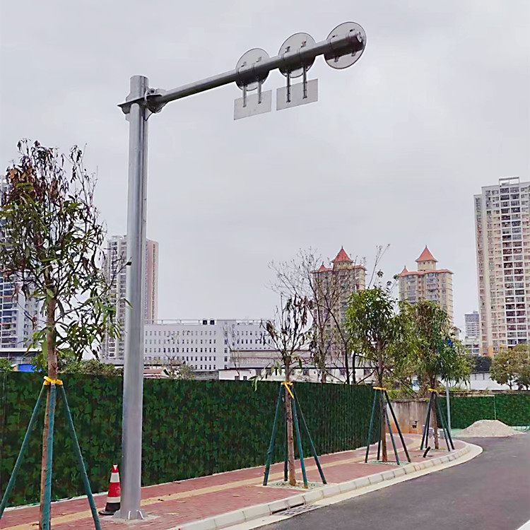 马路标志杆 安全提醒标牌杆 警示杆 悬臂型标杆