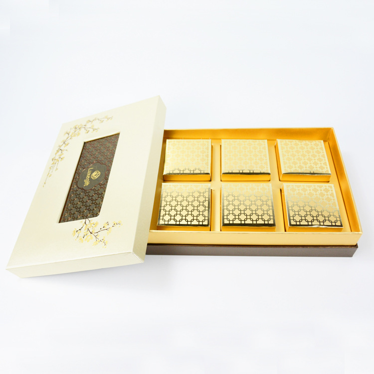 月饼包装盒 礼盒生产定制天地盖月饼包装盒茶叶礼物盒小批量定做印刷logo