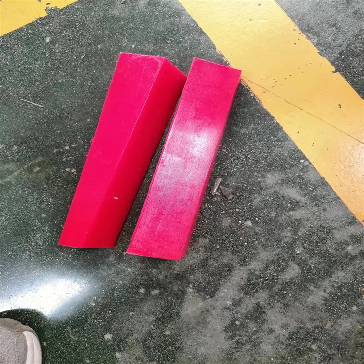 Red polyurethane cushion block, cow tendon cushion block, sliding block, PU part, Chuang'ao supply support, customization