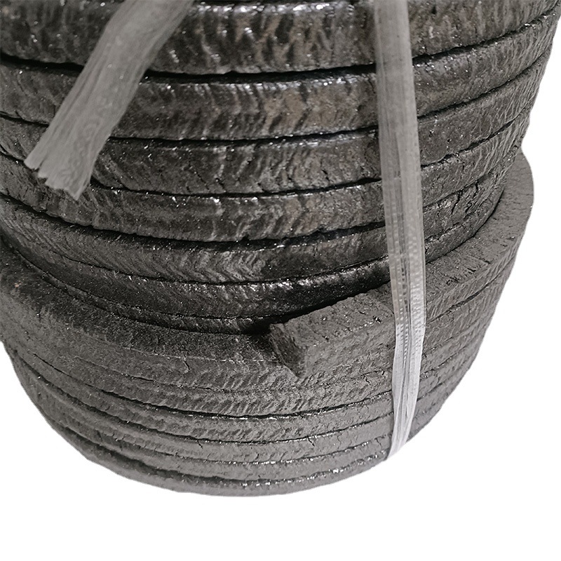 Oil immersed asbestos packing high-pressure graphite packing rope water pump packing sealing asbestos rubber high-temperature resistant rubber packing