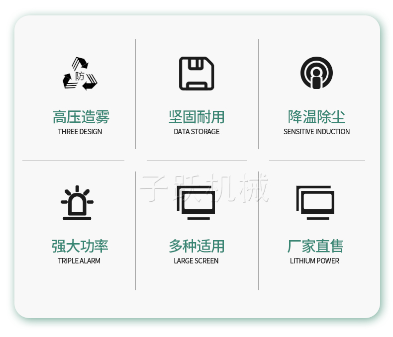 Outdoor spray customization of complete equipment for dust suppression and air purification in enclosure spray workshop