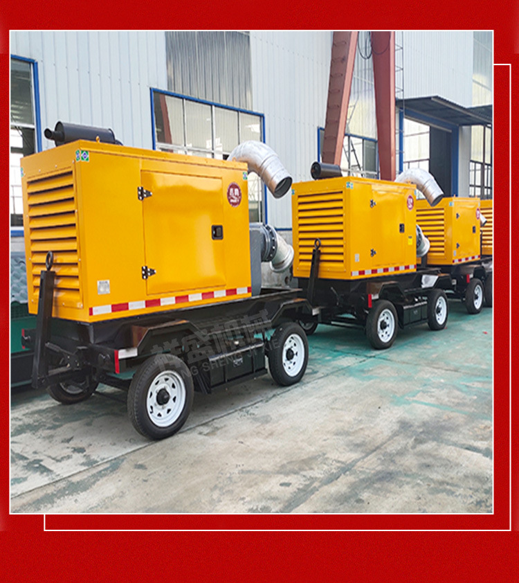 Flood prevention pump truck, large flow drainage, flood prevention mobile pump truck, municipal flood prevention and rescue, high-power flood prevention pump