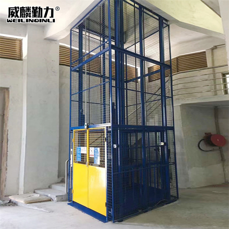 Weilin Qinli Hydraulic Ceramic Industry Lifting Platform 2.5-8m Three story Elevating and Lowering Machine