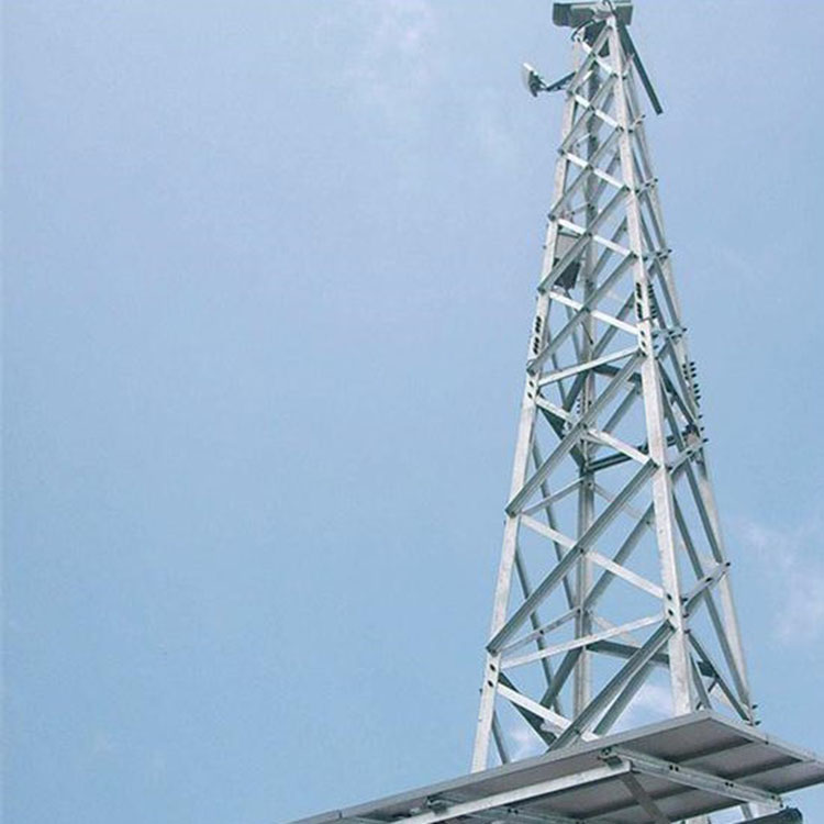 Kaifeng Forestry Fire Protection Monitoring Tower Galvanized Communication Tower Lightning Protection Monitoring Tower Landscape Four Column Angle Steel Structure