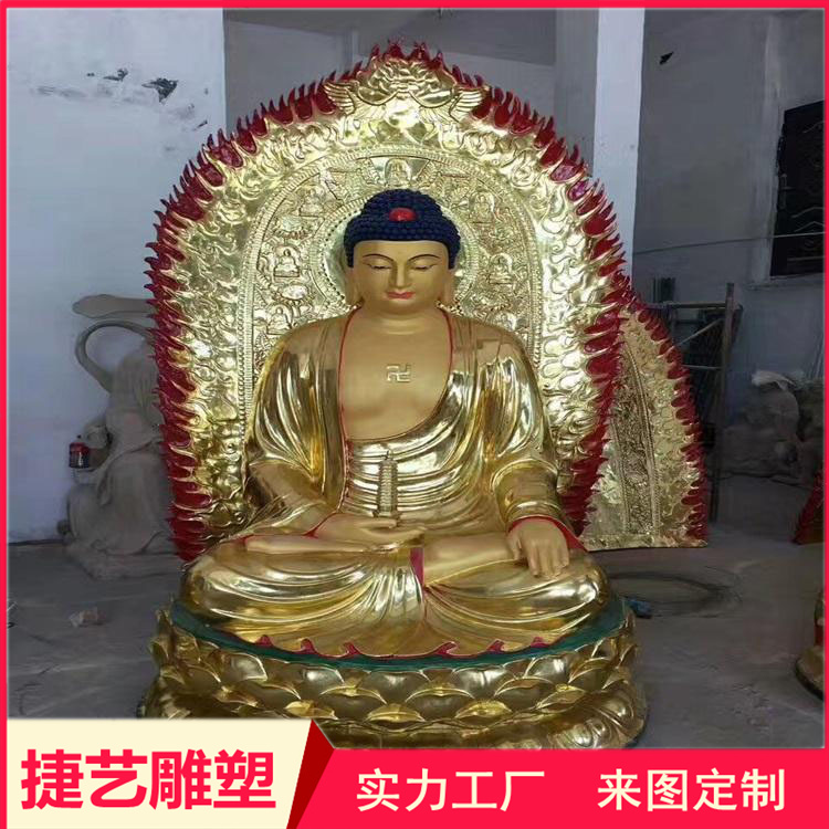 Casting the Bronze God of Wealth, Wu God of Wealth, Zhao Gongming, and worshipping various customized bronze Buddha statues