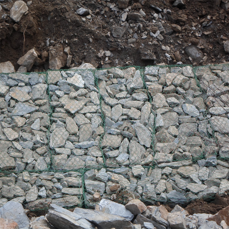 River Management Runsheng Stone Cage, Gabion Net Cage, Flood Control Green Shore Cushion, Lead Wire Cage