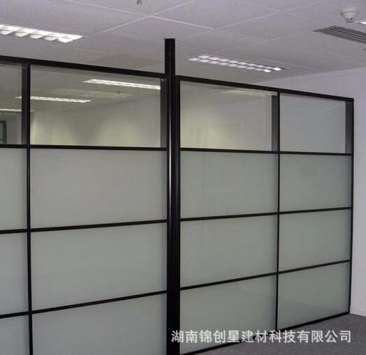 Office glass partition wall, double glass louver partition, hotel office glass partition, fireproof partition