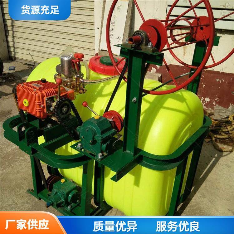 18 horsepower drive automatic tube spraying machine with a spraying range of 8 meters and an increased gearbox