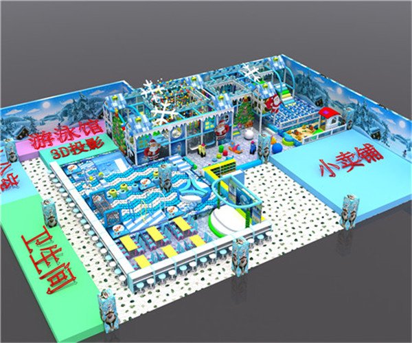 Customization of Outdoor Facilities for Large Naughty Fort Children's Park Amusement Park Equipment Indoor Combination Amusement Park