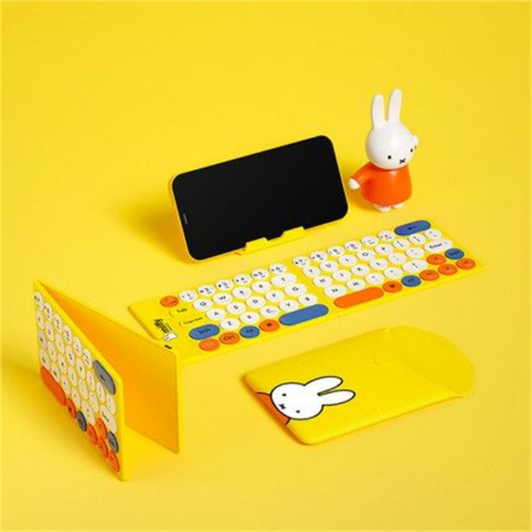 米菲折叠趣味无线蓝牙键盘送给客户的高端礼品高端公司礼品定制 图片 1