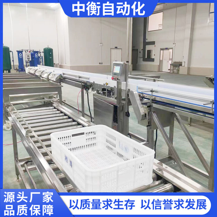 White Striped Goose Sorter Goose Sorter Big Goose Weight Grading Scale Automation Manufacturer