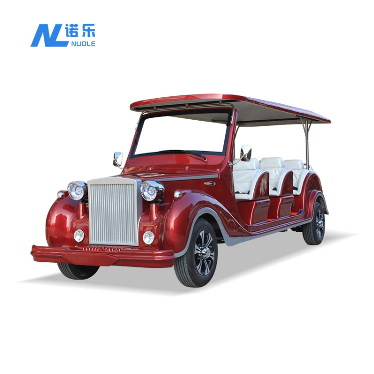 诺乐牌12座园区酒店接待车游乐场摆渡车电动老爷车NL-FJLX-12FD