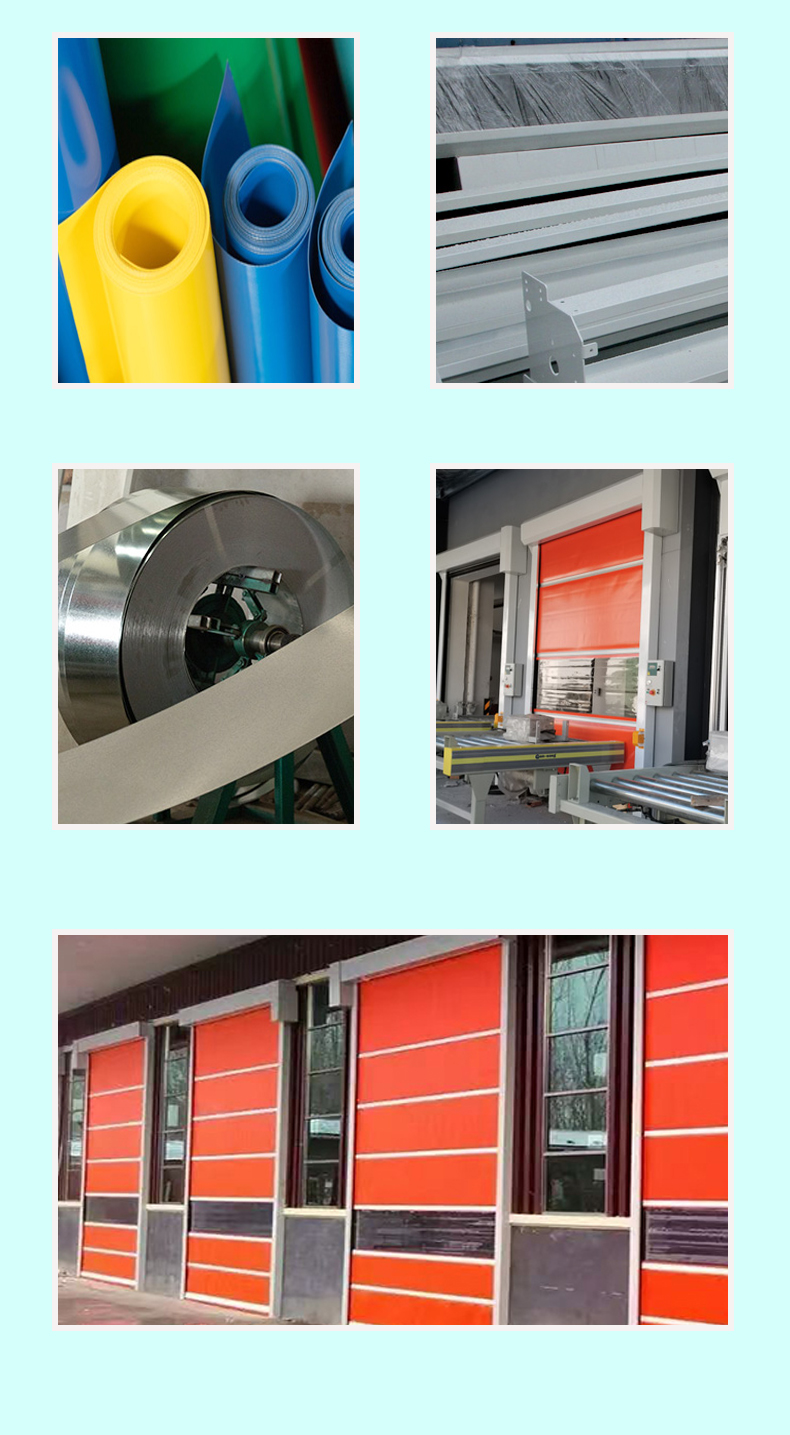 PVC fast Roller shutter electric roller shutter industrial workshop liftgate infrared radar induction stack liftgate