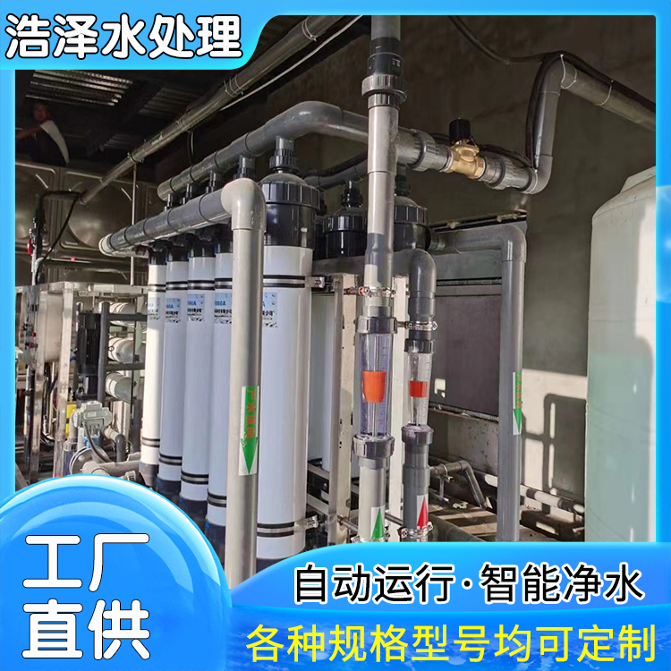 Electronic Ultrapure water treatment equipment Ultrafiltration water purification equipment occupies small area and has high efficiency