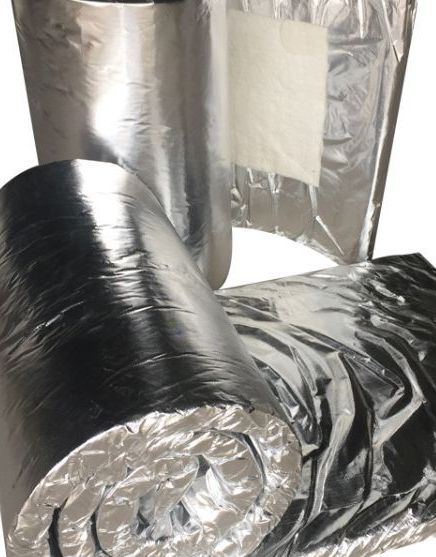 Silicate fire-resistant wrapped fire air supply duct 5cm aluminum silicate fire-resistant blanket with a fire resistance limit of 2h