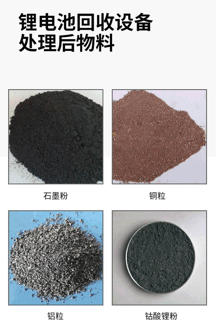 Waste lithium battery dismantling and crushing equipment Power battery dismantling, crushing and sorting equipment