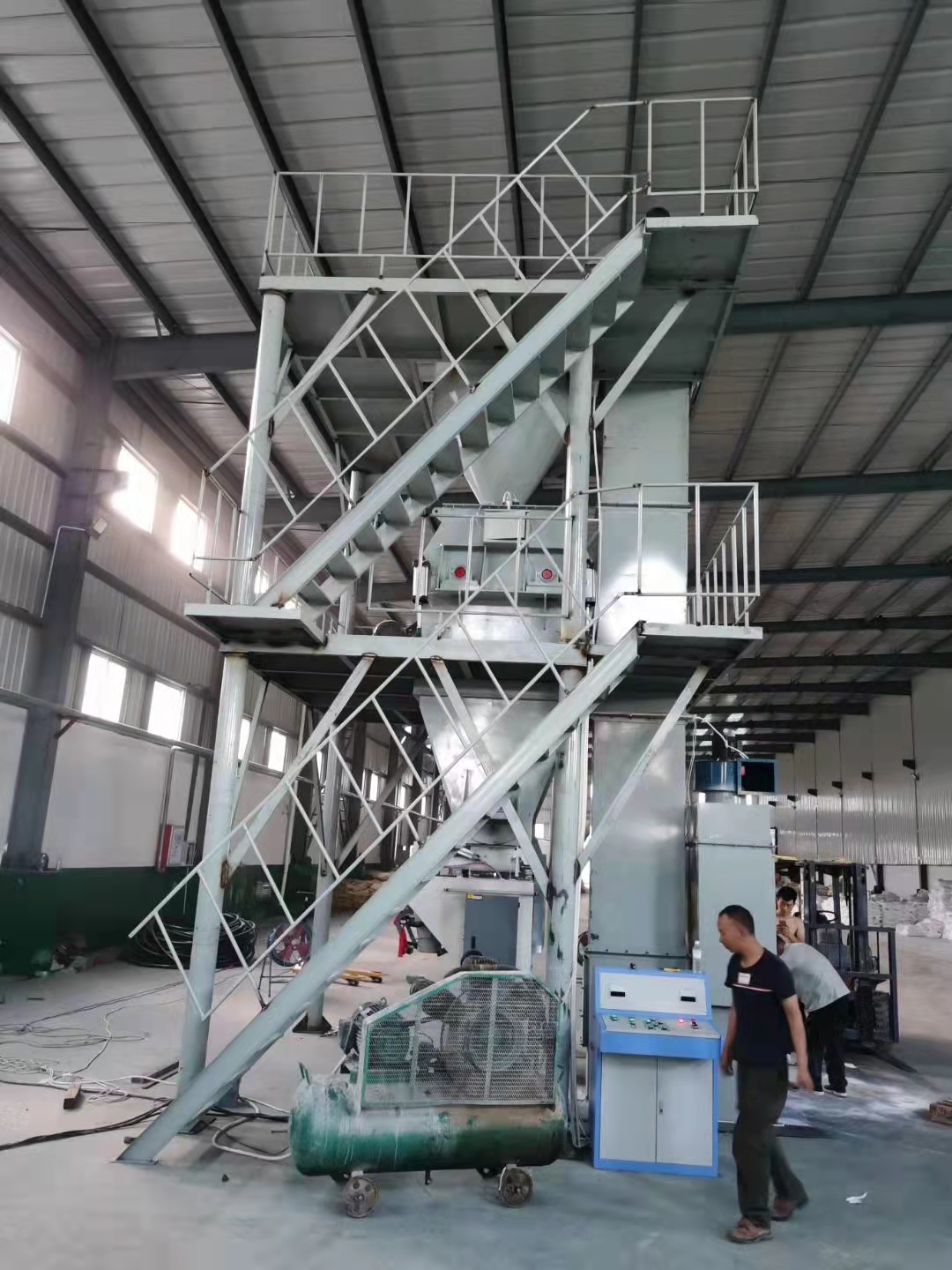 Qiangke Machinery Production Dry Powder Mortar Equipment Manufacturer Fully Automatic Putty Powder Production Equipment