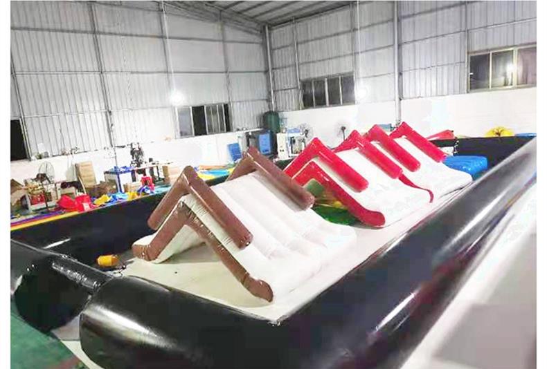 Square stall inflatable castle trampoline shopping mall atrium large inflatable slide trampoline children's playground equipment