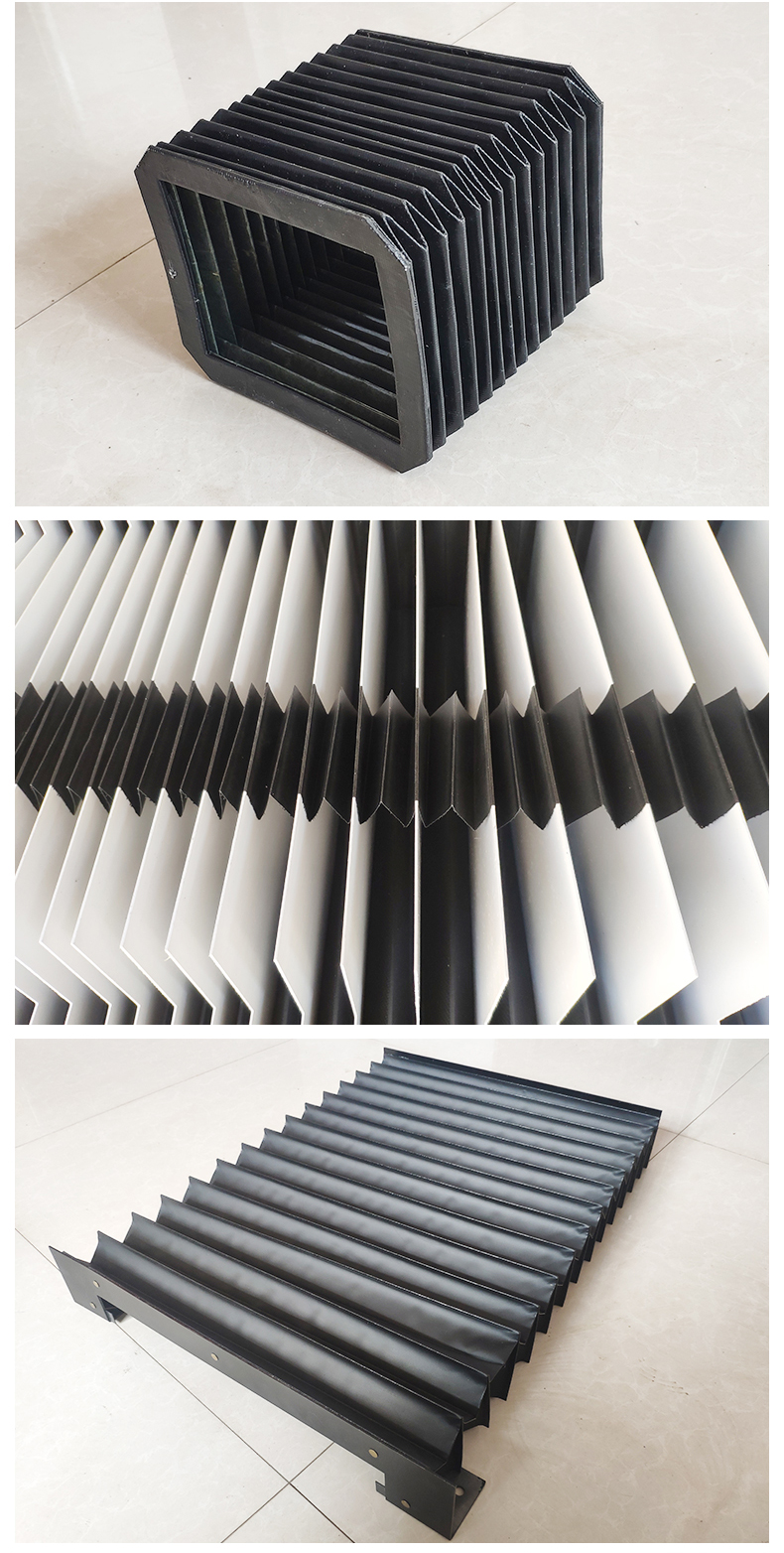 Machine tool organ protective cover guide rail protective telescopic cloth PVC support dust cover door-to-door measurement and installation